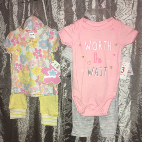 2 sets of 3 pc. Outfit Size 3-6mo. NWT - Picture 6 of 9